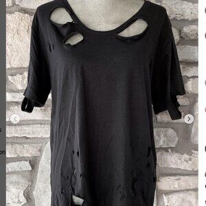 SOVRIN Charcoal Basic Distressed Unisex Tee